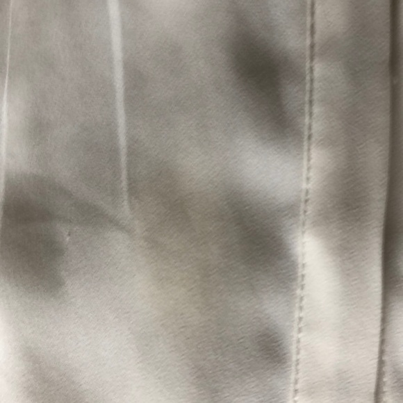 Express Cream Tie-Neck Blouse - Picture 4 of 7